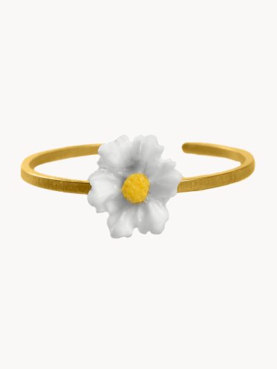 fayfib ring δαχτυλίδι μαργαρίτα